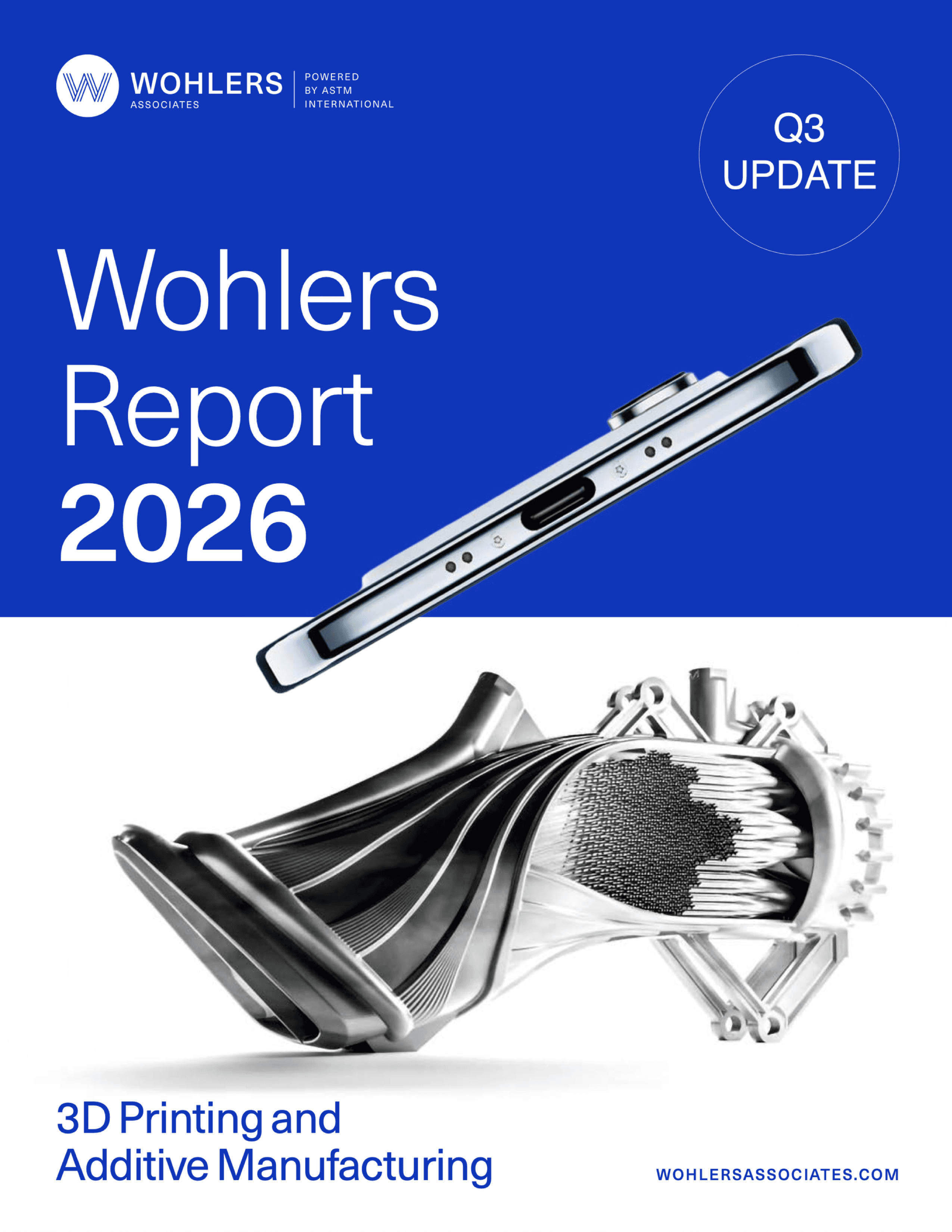 Cover of the Wohlers Report 2026 Q3 Update